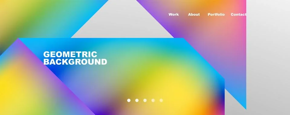 Dynamic lines, triangles, rectangles geometric abstract background. Vector Illustrazione stock