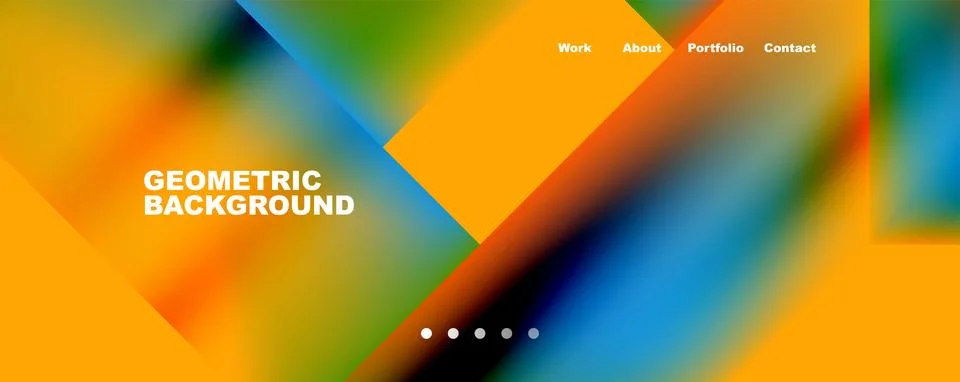 Dynamic lines, triangles, rectangles geometric abstract background. Vector Stock Illustration