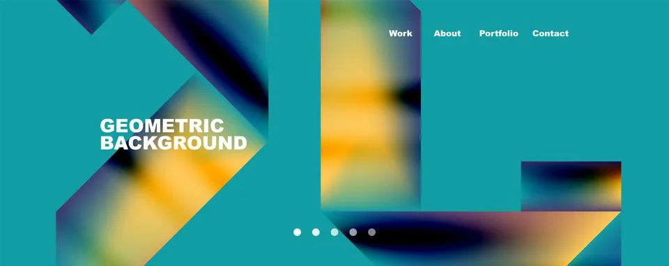 Dynamic lines, triangles, rectangles geometric abstract background. Vector Stock Illustration