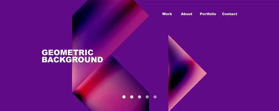 Dynamic lines, triangles, rectangles geometric abstract background. Vector Illustrazione stock