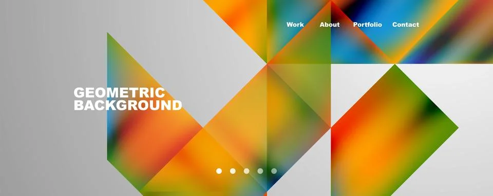 Dynamic lines, triangles, rectangles geometric abstract background. Vector Stock Illustration