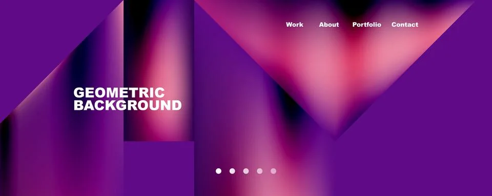 Dynamic lines, triangles, rectangles geometric abstract background. Vector Illustrazione stock