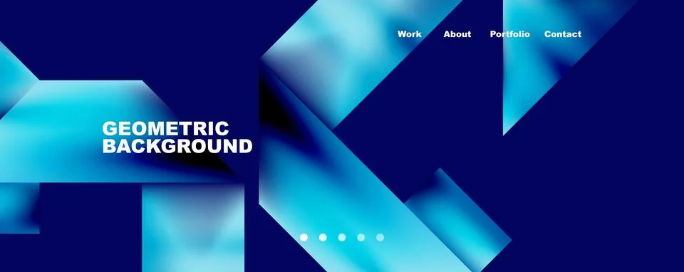 Dynamic lines, triangles, rectangles geometric abstract background. Vector Stock Illustration