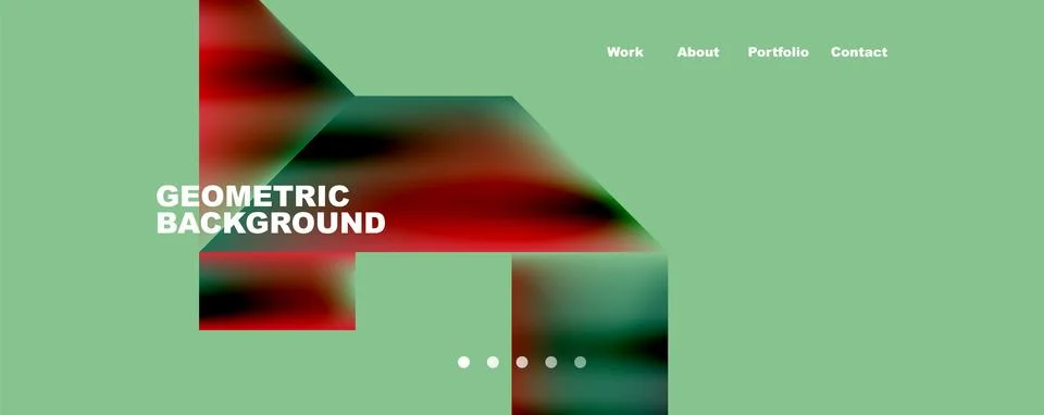 Dynamic lines, triangles, rectangles geometric abstract background. Vector Illustrazione stock