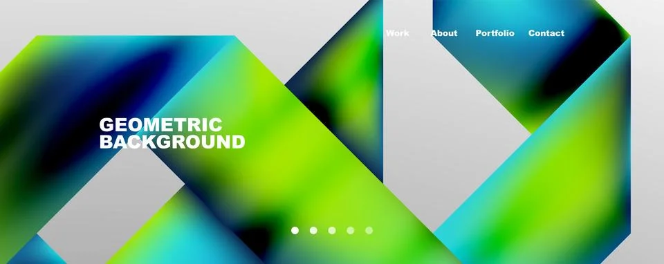 Dynamic lines, triangles, rectangles geometric abstract background. Vector Stock Illustration