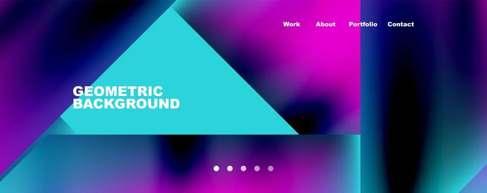 Dynamic lines, triangles, rectangles geometric abstract background. Vector Stock Illustration