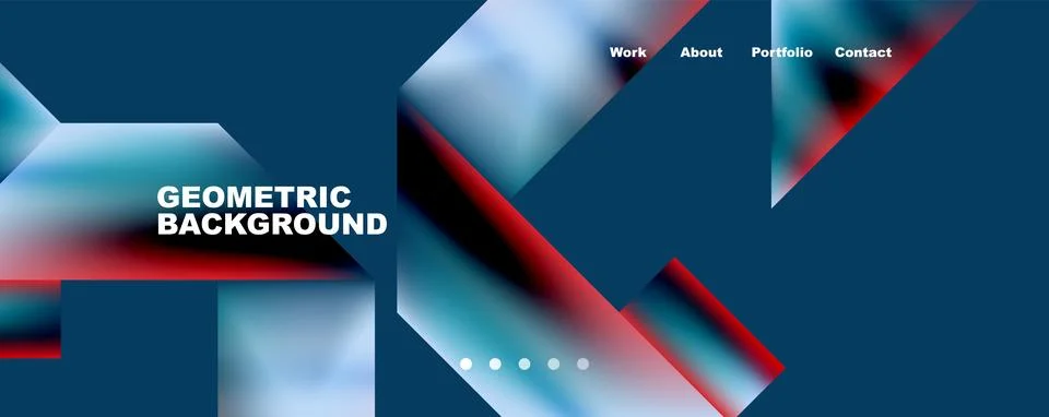 Dynamic lines, triangles, rectangles geometric abstract background. Vector 스톡 일러스트