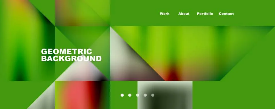 Dynamic lines, triangles, rectangles geometric abstract background. Vector Illustrazione stock