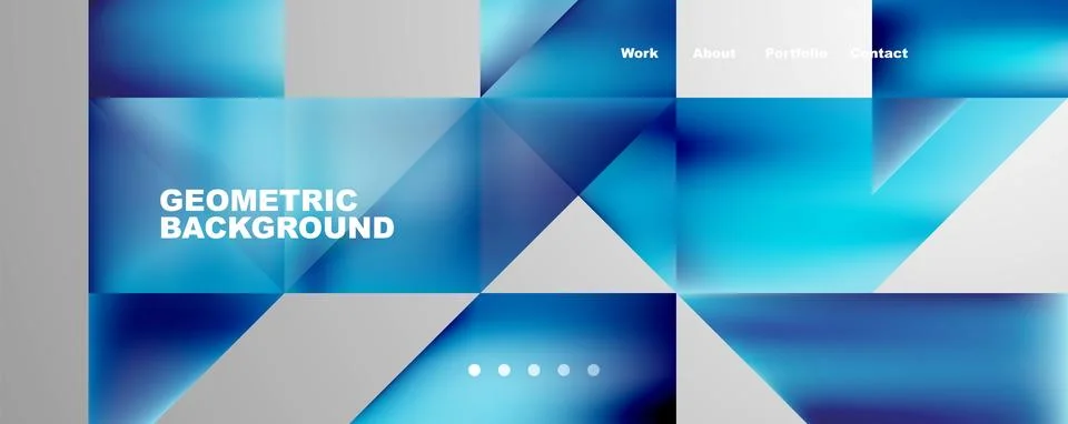 Dynamic lines, triangles, rectangles geometric abstract background. Vector Stock Illustration