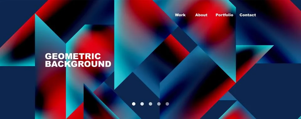 Dynamic lines, triangles, rectangles geometric abstract background. Vector イラスト素材