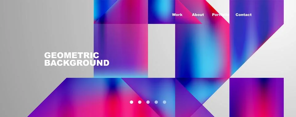 Dynamic lines, triangles, rectangles geometric abstract background. Vector イラスト素材