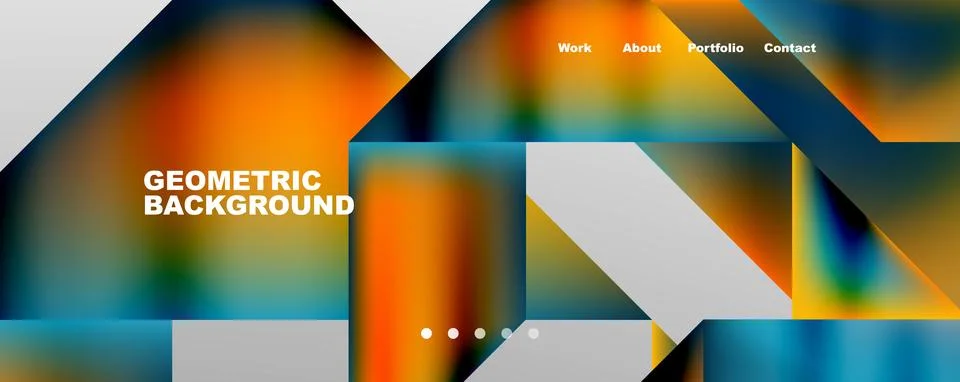 Dynamic lines, triangles, rectangles geometric abstract background. Vector Stock Illustration