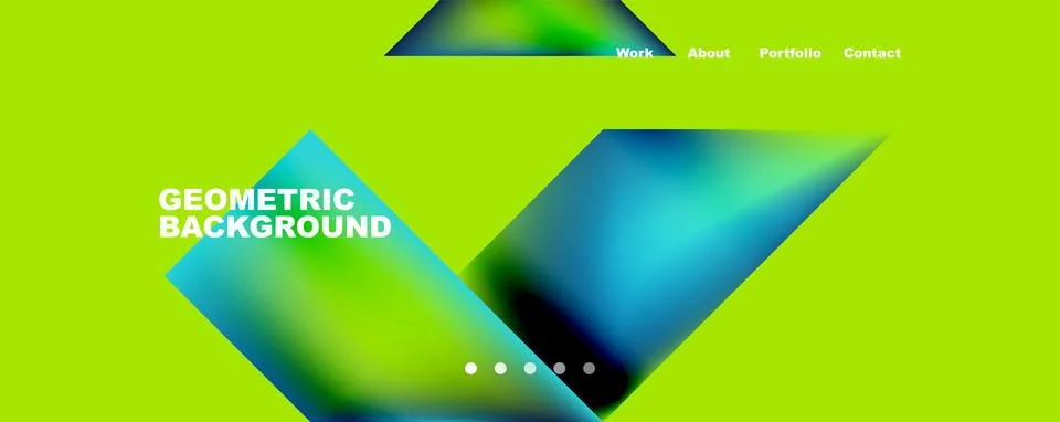 Dynamic lines, triangles, rectangles geometric abstract background. Vector Stock Illustration