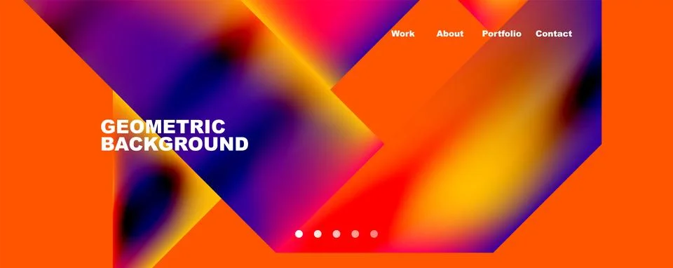 Dynamic lines, triangles, rectangles geometric abstract background. Vector Illustrazione stock