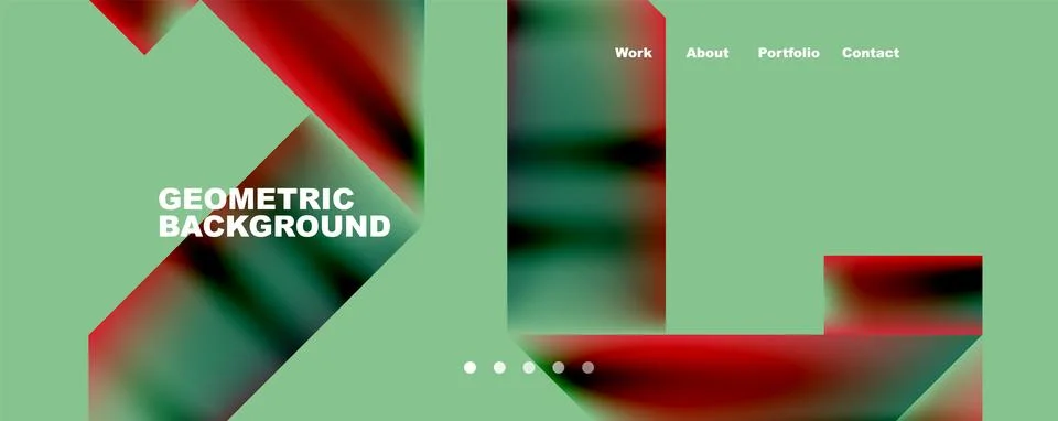 Dynamic lines, triangles, rectangles geometric abstract background. Vector Stock Illustration