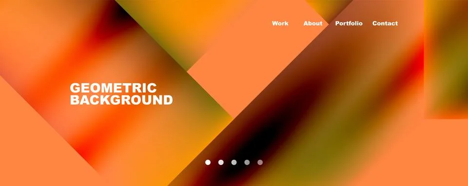 Dynamic lines, triangles, rectangles geometric abstract background. Vector Illustrazione stock