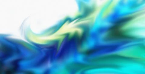 Dynamic liquid gradient flowing artwork creating a tranquil abstract design Stock Illustration