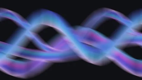 Dynamic liquid strokes in soft purple tones Stock Illustration