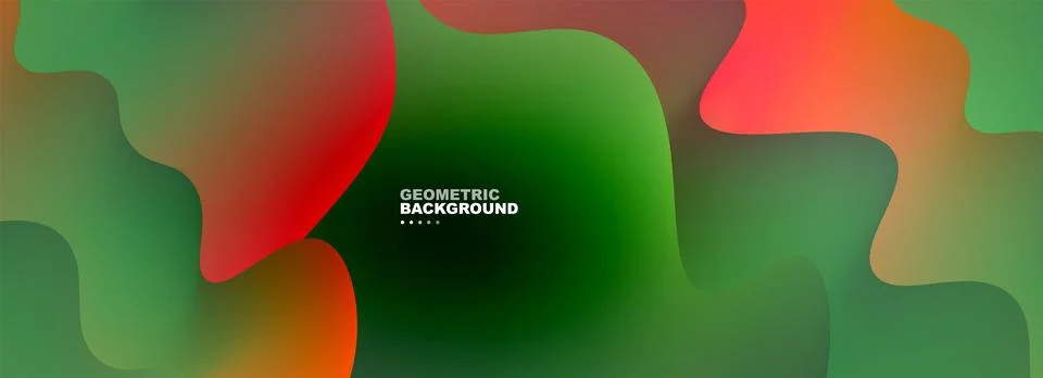 Dynamic liquid waves abstract background for covers, templates, flyers, placards Stock Illustration