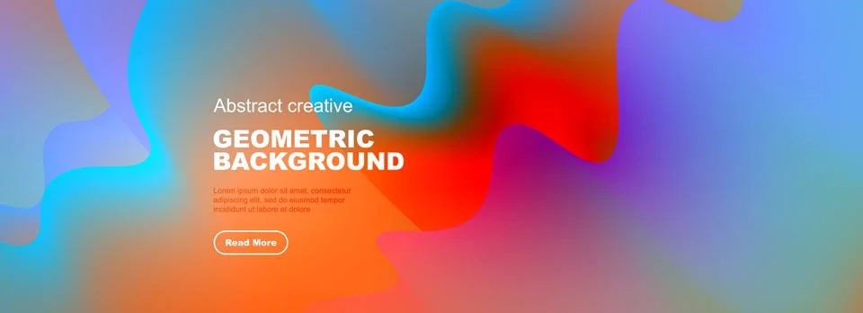 Dynamic liquid waves abstract background for covers, templates, flyers, placards Stock Illustration