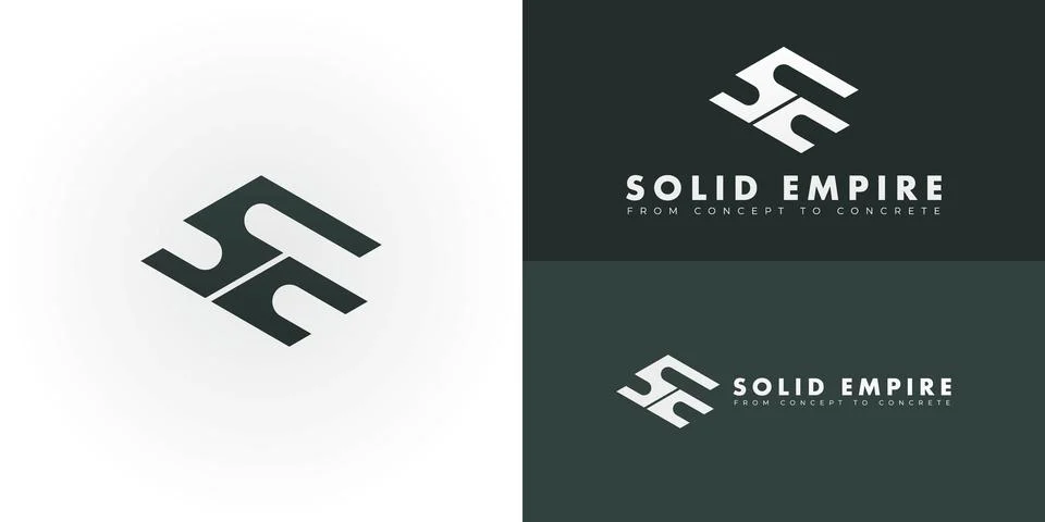 The dynamic logo design creatively integrates the initial SE Stock Illustration