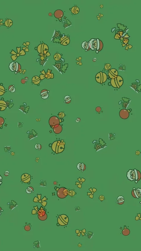 Dynamic loop featuring playful abstract forms against a fresh green backdrop Stock-Footage 341758207