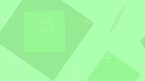 Dynamic looped green shape background. Stock Footage 123875399