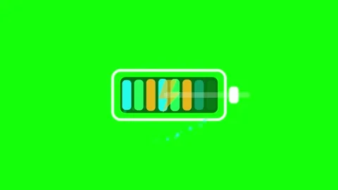 Dynamic Looping Animation of a Battery Charging Icon with a Flashing Lightn.. 스톡 동영상 335622547