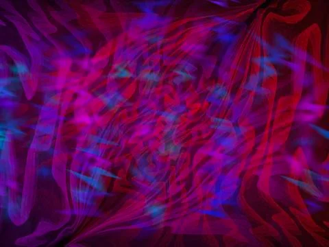 Dynamic magenta patterns with blue flicker. Abstract background. 库存插图
