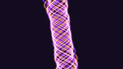 Dynamic Magnetic Field Visualization Video stock 324886511