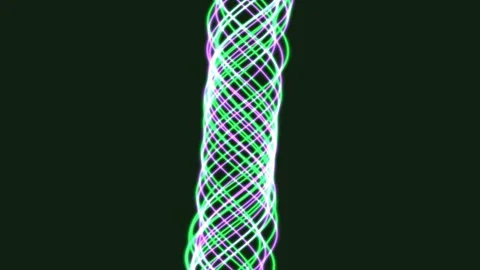 Dynamic magnetic field visualizations for scientific and technological Video stock 324886512