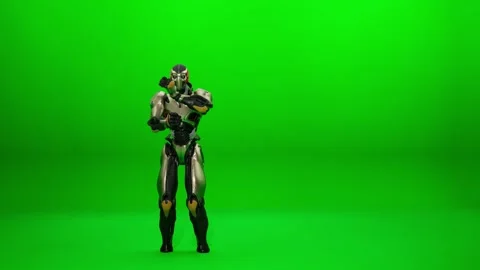 Dynamic Mecha Robot Dance Cinematic Stock Footage 321921200