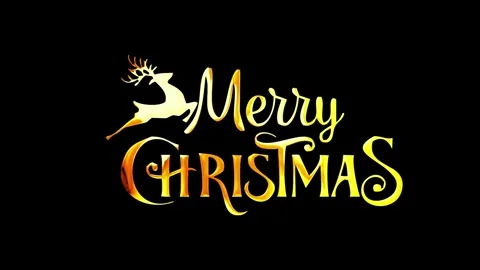 Dynamic Merry Christmas 4K Text Animation for Seasonal Campaigns 動画素材 293830364