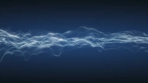 Dynamic Mesh Background Loop in a 3D animation Stock Footage 241632381