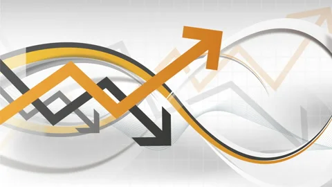 Dynamic metric style animation Stock Footage 136630662