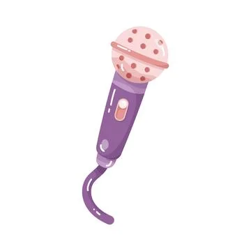 Dynamic microphone Stock Illustration