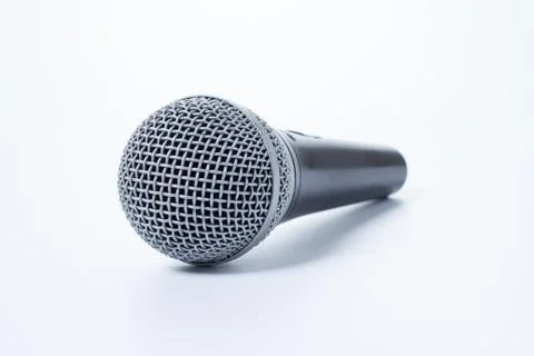 The dynamic microphone Fotos Stock