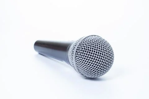 The dynamic microphone Stock Photos