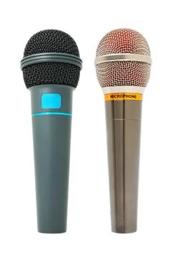 Dynamic microphones Stock Photos