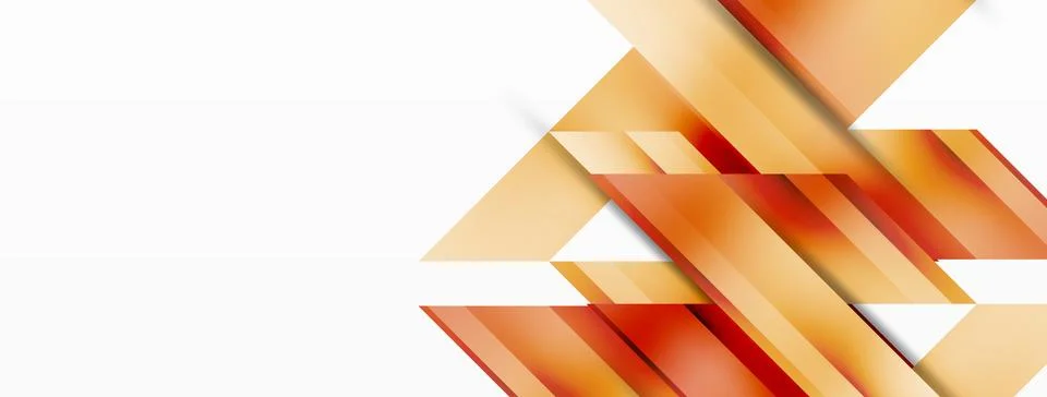 Dynamic minimalist abstraction with play of straight gradient lines. Interplay Stock Illustration