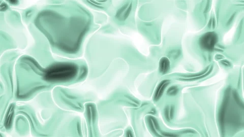 Dynamic mint green liquid plasma wave seamless loop background Stock Footage 327335484