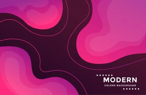 Dynamic modern background with colorful fluid shapes Stock Illustration