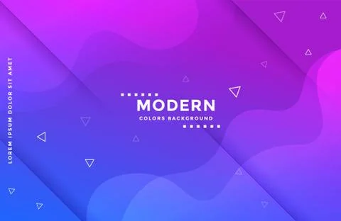 Dynamic modern background with colorful fluid shapes Stock Illustration