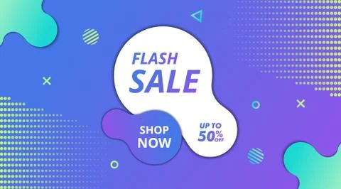 Dynamic Modern Fluid Background Promotion Fashion Banner Stock Illustration