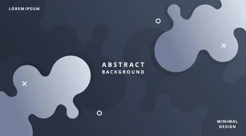 Dynamic Modern Fluid Style Background Liquid Shape Stock Illustration