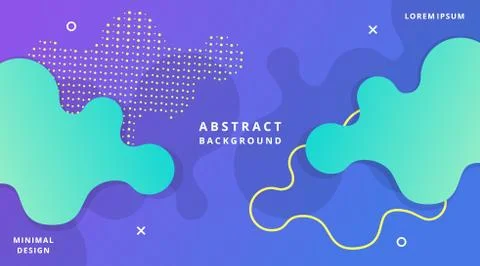 Dynamic Modern Fluid Style Background Liquid Shape 스톡 일러스트