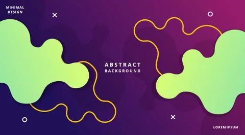 Dynamic Modern Fluid Style Background Liquid Shape Stock-Illustration
