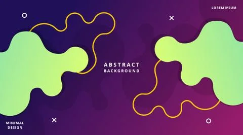 Dynamic Modern Fluid Style Background Liquid Shape Illustrazione stock