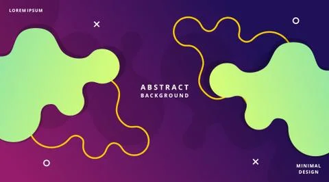 Dynamic Modern Fluid Style Background Liquid Shape Illustrazione stock