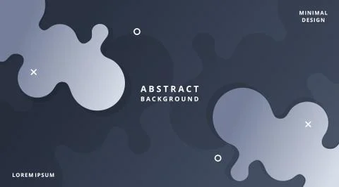 Dynamic Modern Fluid Style Background Liquid Shape Stock Illustration